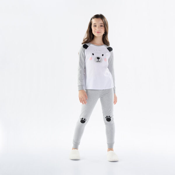 Pijama Primeiros Passos Menina - Branco - 200502-3