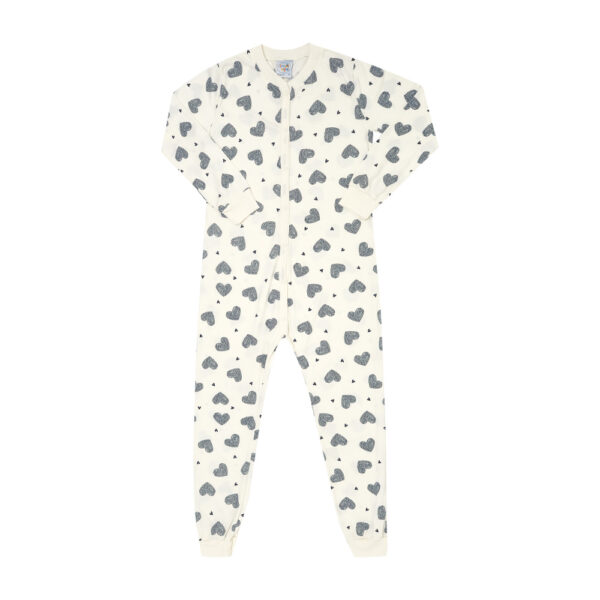 Macacão Primeiros Passos Menina - Rotativo Off Whit - 200505-1284