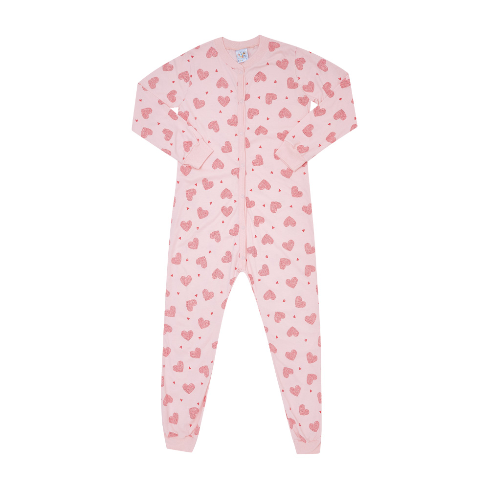 Macacão Primeiros Passos Menina - Rotativo Rose - 200505-262