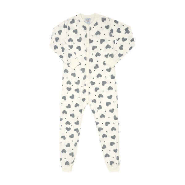 Macacão Infantil Menina - Rotativo Off Whit - 200515-1284