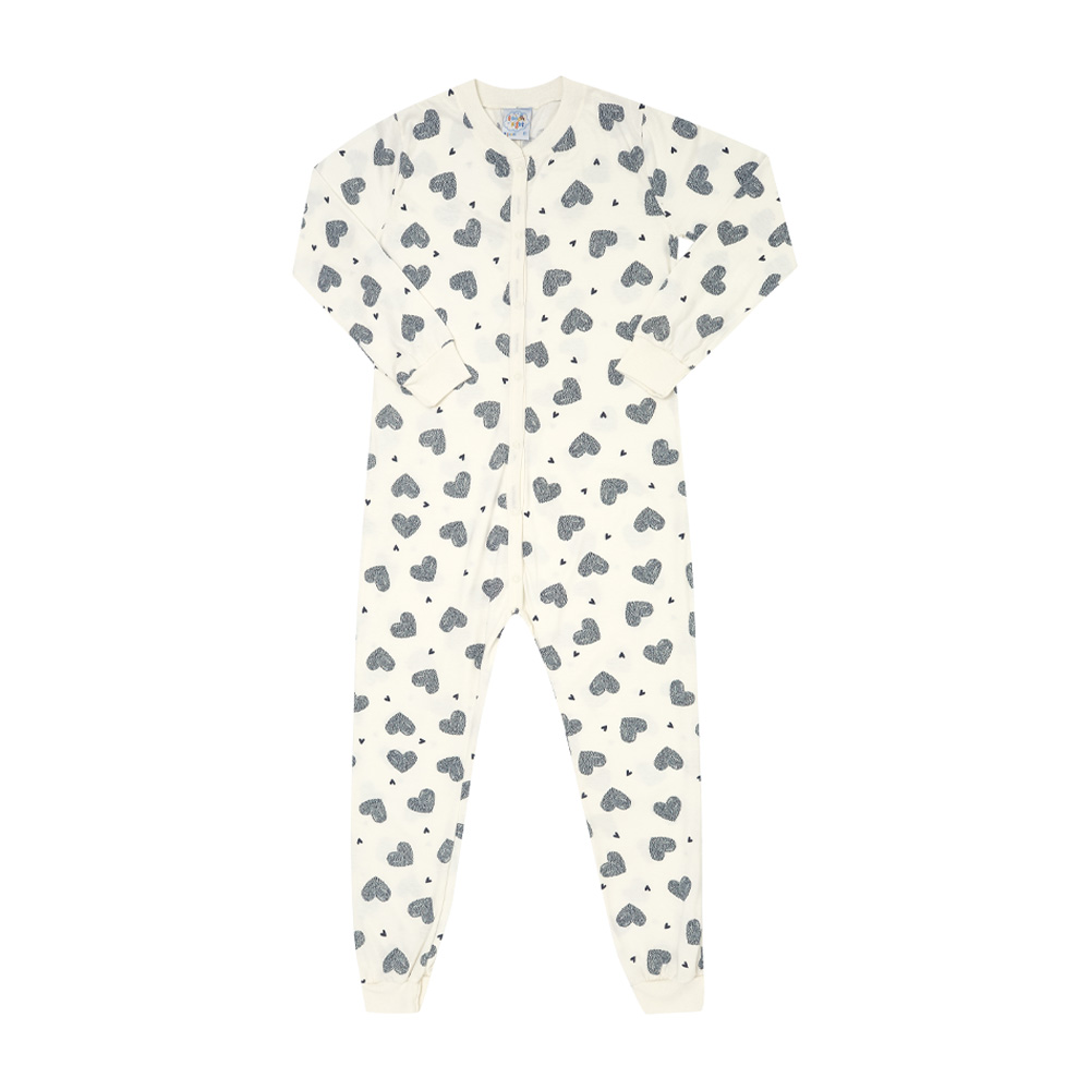 Macacão Infantil Menina - Rotativo Off Whit - 200515-1284