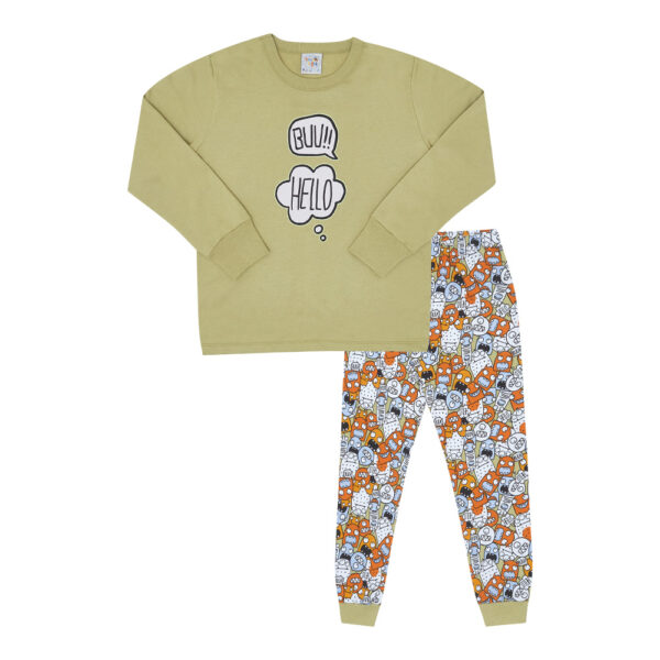 Pijama Primeiros Passos Menino - Pistache - 200552-1262