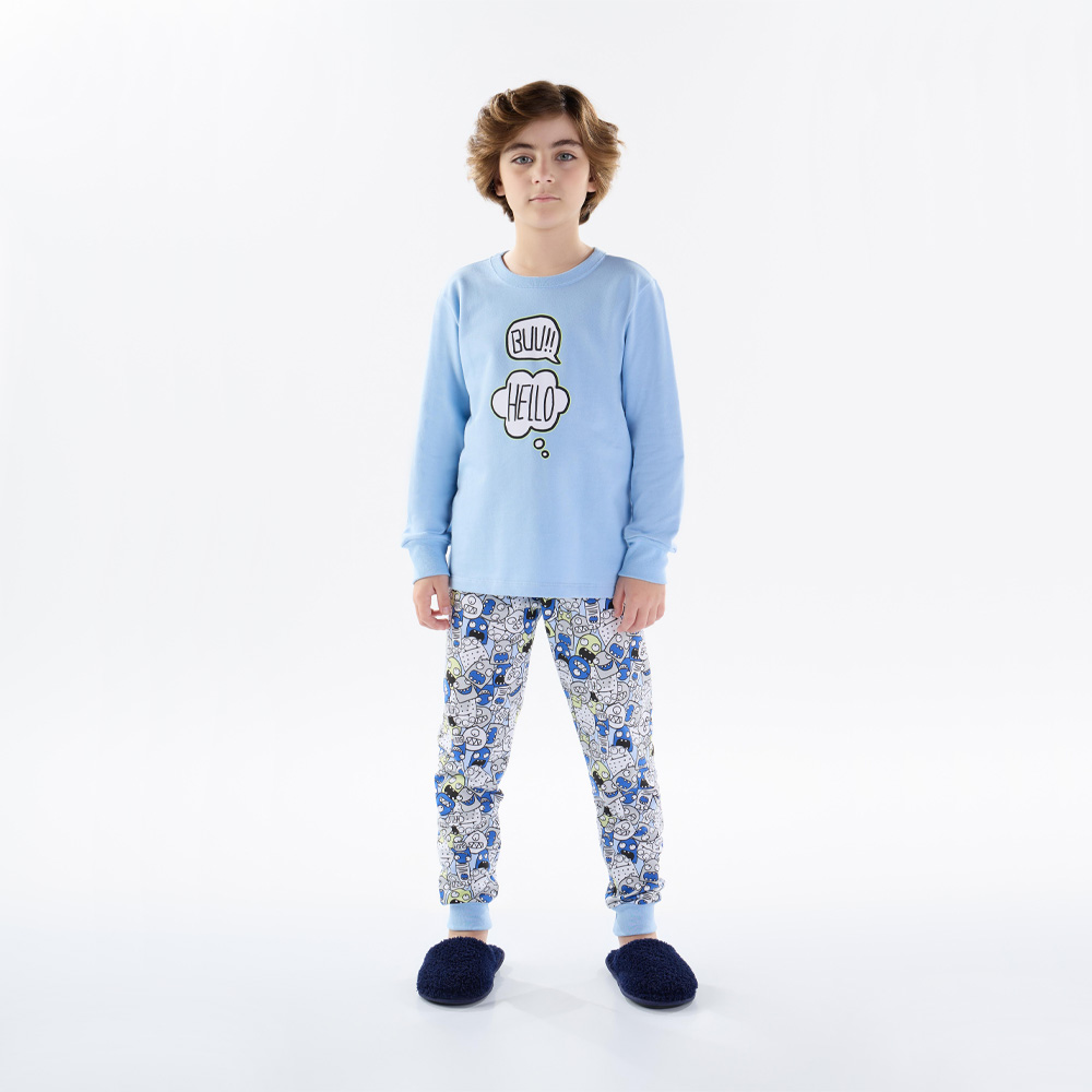 Pijama Primeiros Passos Menino - Hortensia - 200552-904