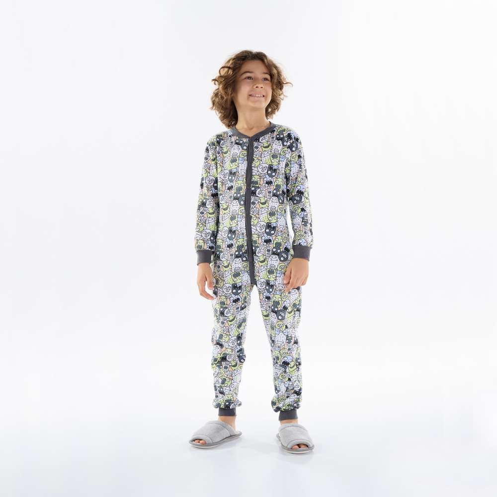 Macacão Infantil Menino - Rotativo Carbono - 200564-1290