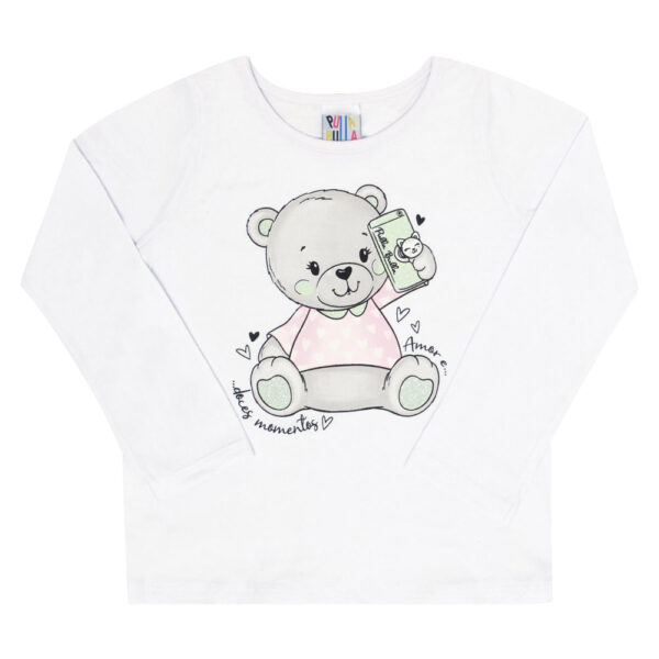 Blusa Bebê Menina - Branco - 47201-3