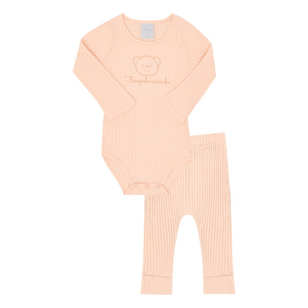 Conjunto Bebê Menina - Rosa Po - 50112-1298