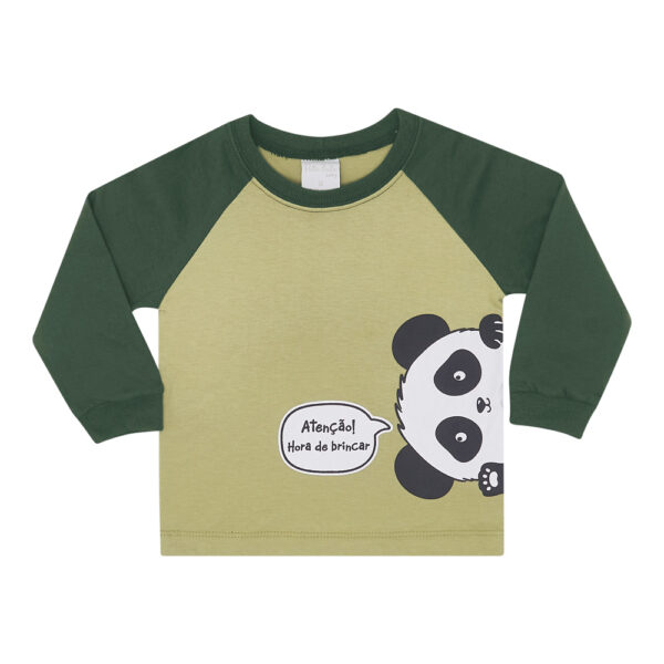 Camiseta Bebê Menino - Pistache - 50154-1262