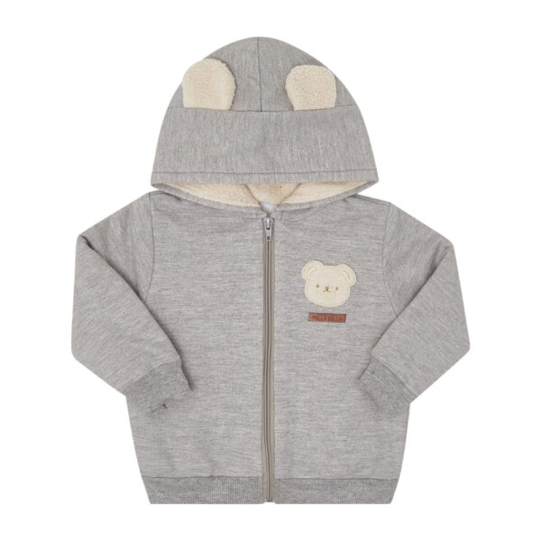 Jaqueta Bebê Menino - Mescla Cinza - 50159-567