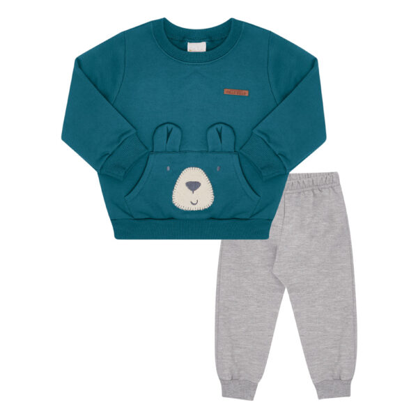 Conjunto Bebê Menino - Petroleo - 50167-342