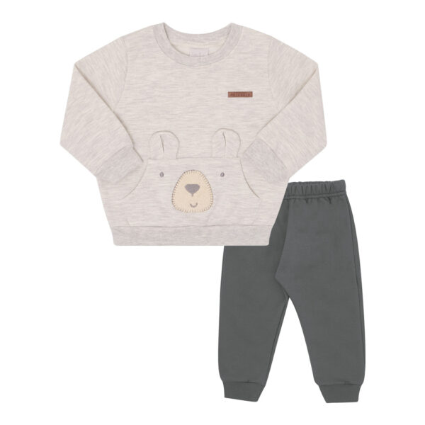 Conjunto Bebê Menino - Mescla Banana - 50167-60