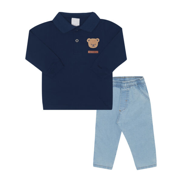 Conjunto Bebê Menino - Marinho - 50177-58