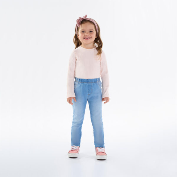 Calca Primeiros Passos Menina - Jeans - 50211-1114
