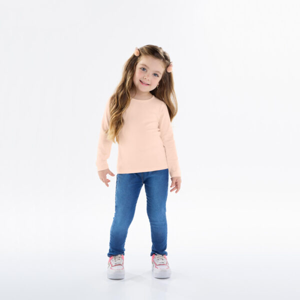 Calca Primeiros Passos Menina - Jeans - 50211-1125