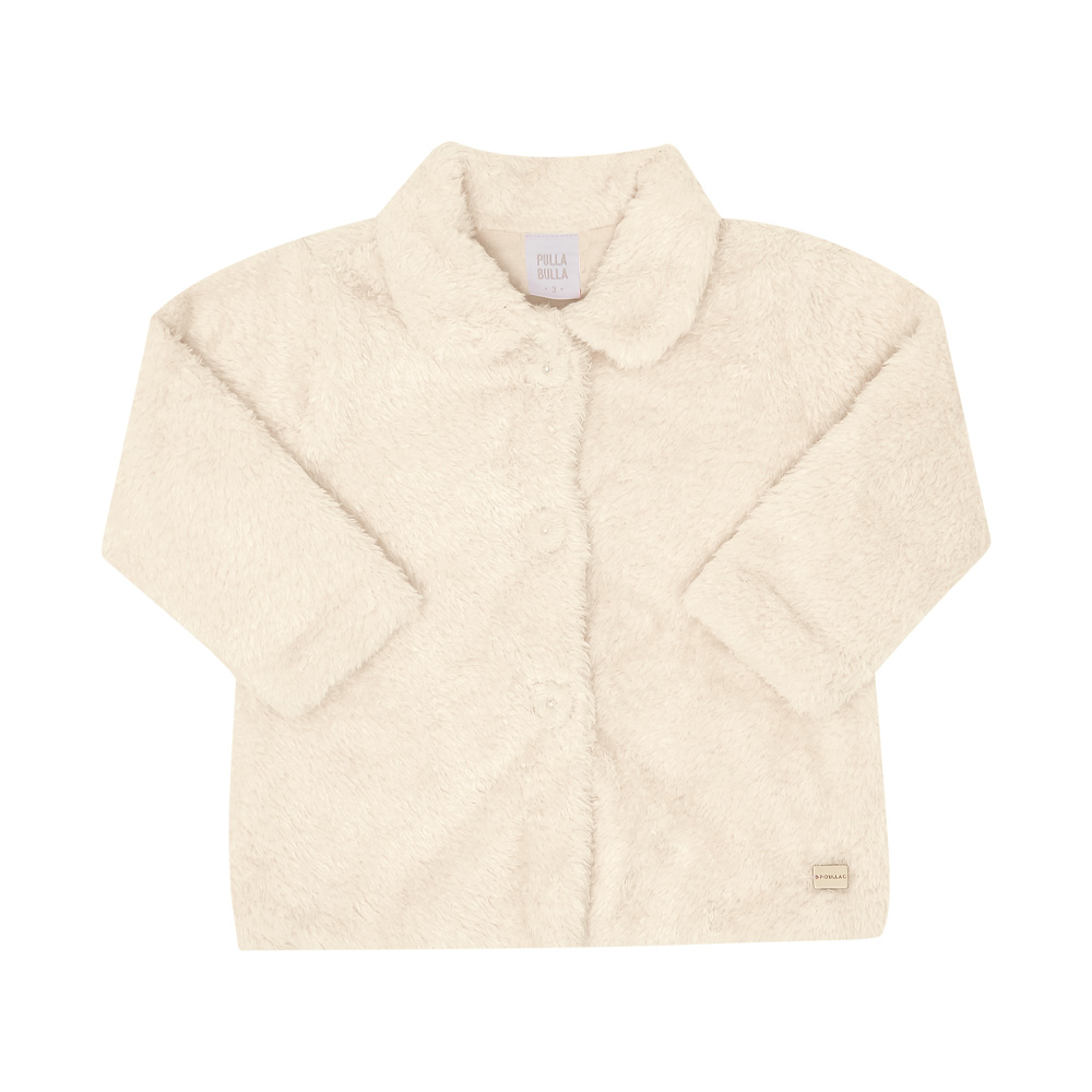 Sobretudo Bebê Menina - Creme - 50212-1255