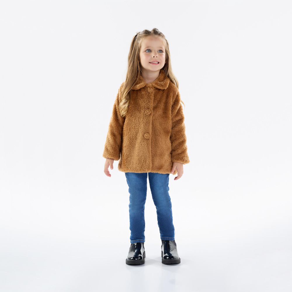 Sobretudo Bebê Menina - Castor - 50212-600