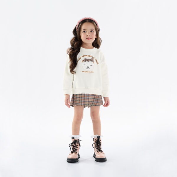 Conjunto Primeiros Passos Menina - Off White - 50218-1271