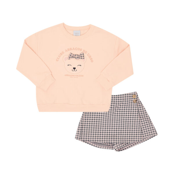 Conjunto Primeiros Passos Menina - Rosa Po - 50218-1298