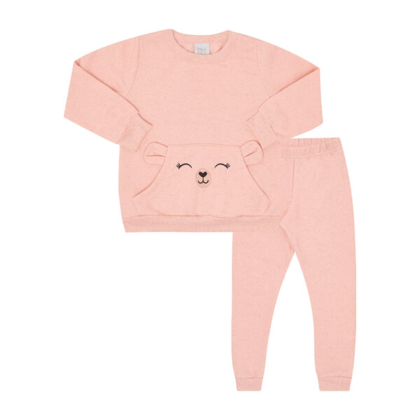 Conjunto Primeiros Passos Menina - Rose - 50226-11