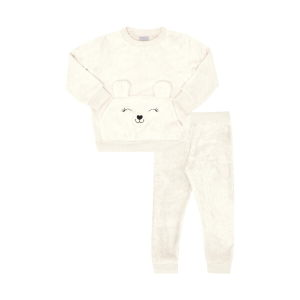 Conjunto Primeiros Passos Menina - Off White - 50229-1271