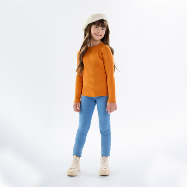 Blusa Infantil Menina - Ferrugem - 50301-1086