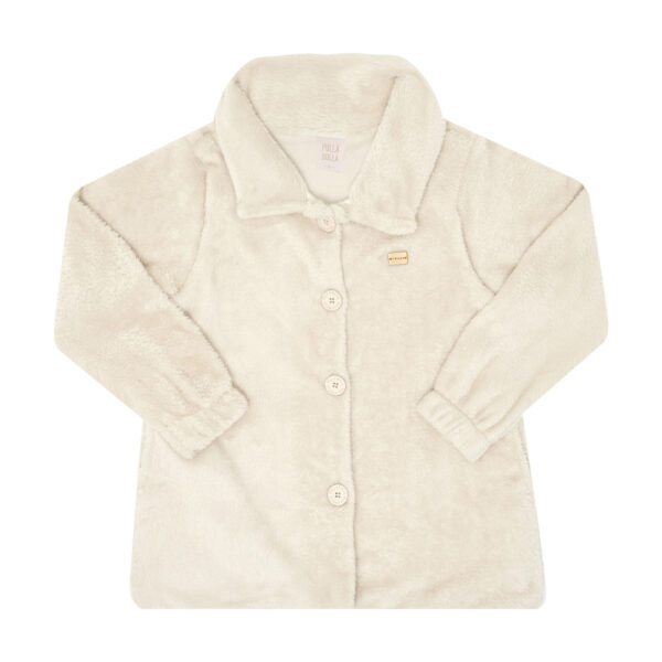 Casaco Infantil Menina - Creme - 50310-1255