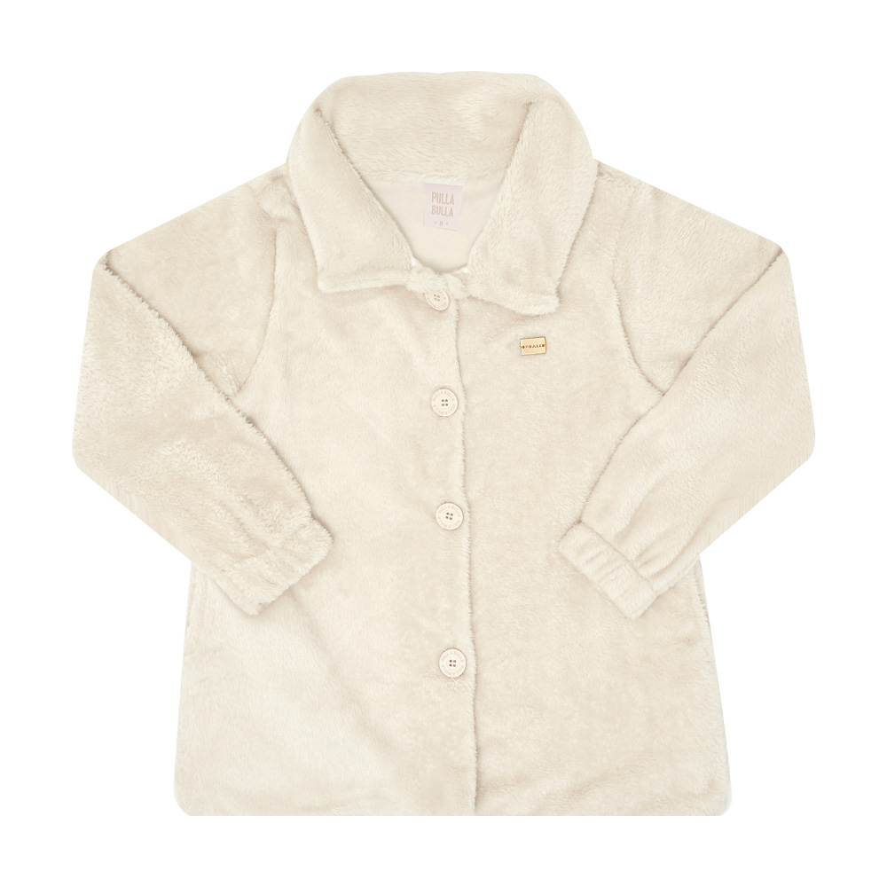 Casaco Infantil Menina - Creme - 50310-1255