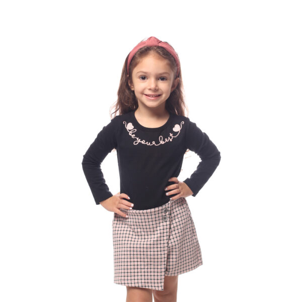 Conjunto Infantil Menina - Preto - 50324-51