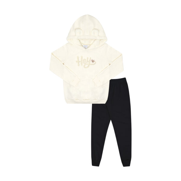 Conjunto Infantil Menina - Off White - 50333-1271
