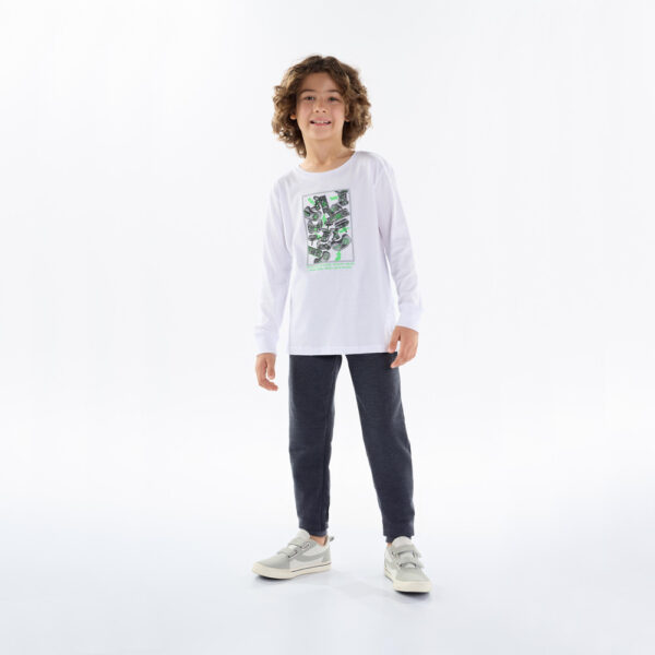 Camiseta Infantil Menino - Branco - 50350-3