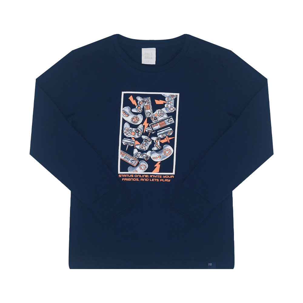 Camiseta Infantil Menino - Marinho - 50350-58