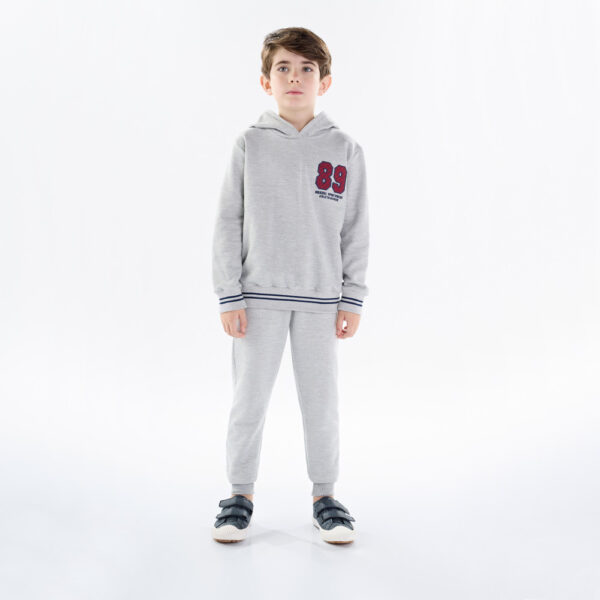 Conjunto Infantil Menino - Mescla Cinza - 50376-567