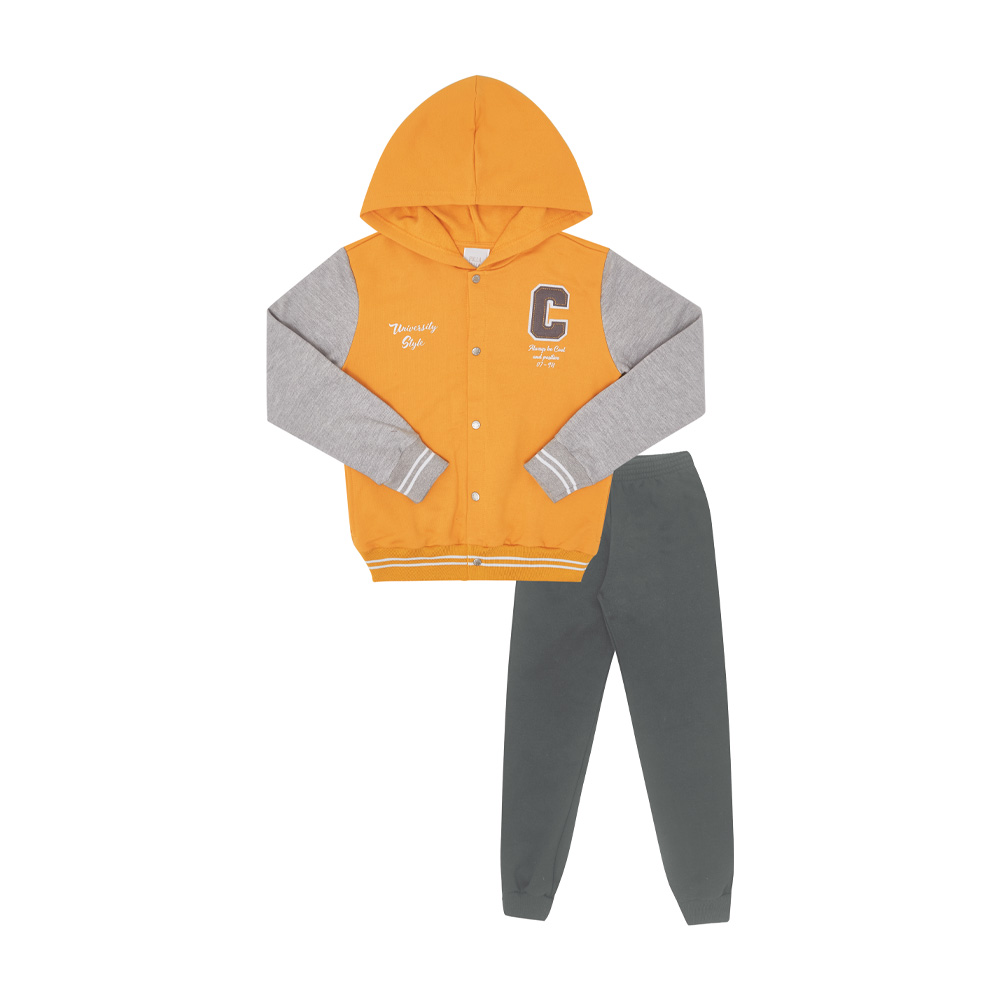 Conjunto Infantil Menino - Ocre - 50382-345