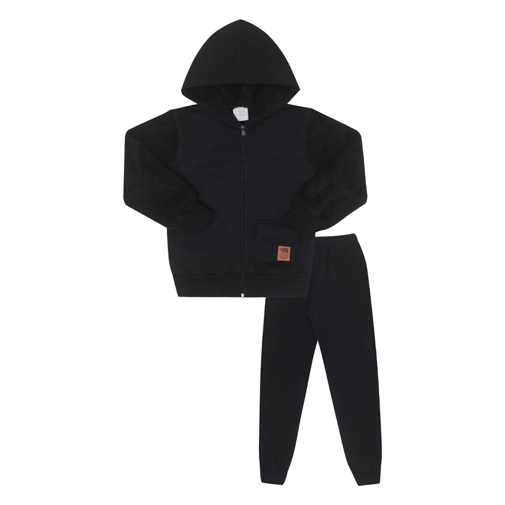 Conjunto Infantil Menino - Preto - 50383-51