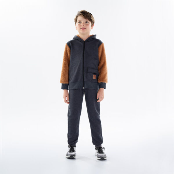 Conjunto Infantil Menino - Mescla Preto - 50383-876