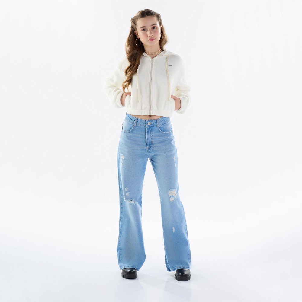 Jaqueta Juvenil Menina - Off White - 50417-1271