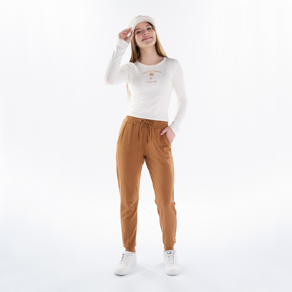 Calca Juvenil Menina - Castor - 50427-600