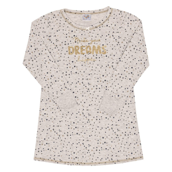 Camisola Primeiros Passos Menina - Rotativo Mescla Banana - 200101-1126