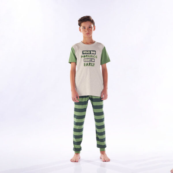 Pijama Infantil Menino - Mescla Banana - 200465-60