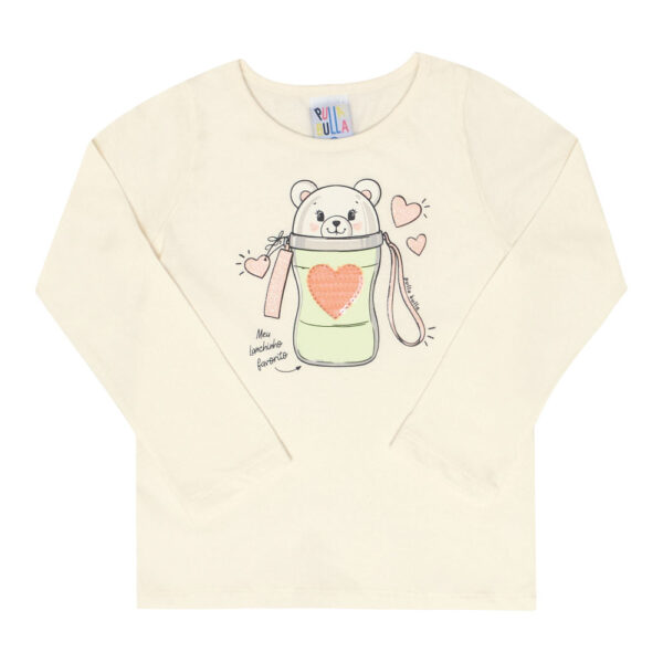 Blusa Bebê Menina - Natural - 47204-68