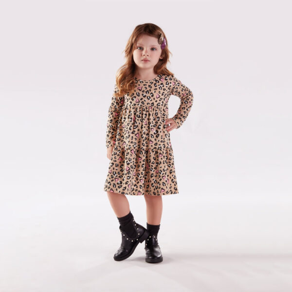 Vestido Bebê Menina - Rotativo Caramelo - 47217-1202