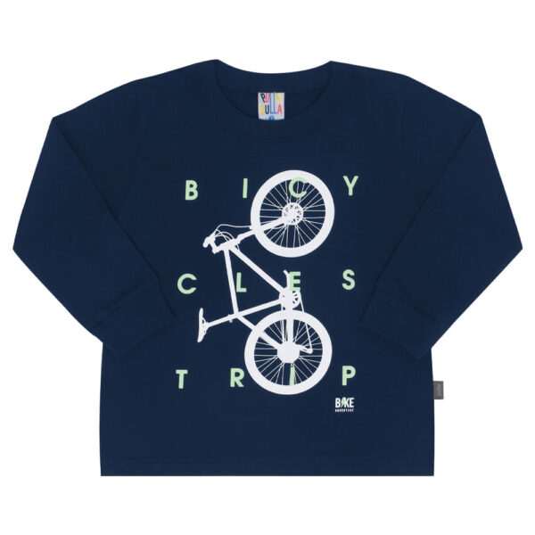 Camiseta Bebê Menino - Marinho - 47252-58