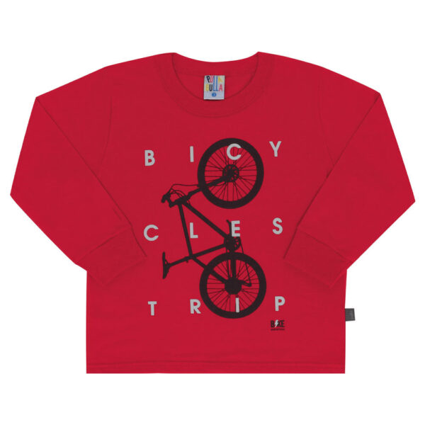 Camiseta Bebê Menino - Vermelho - 47252-65