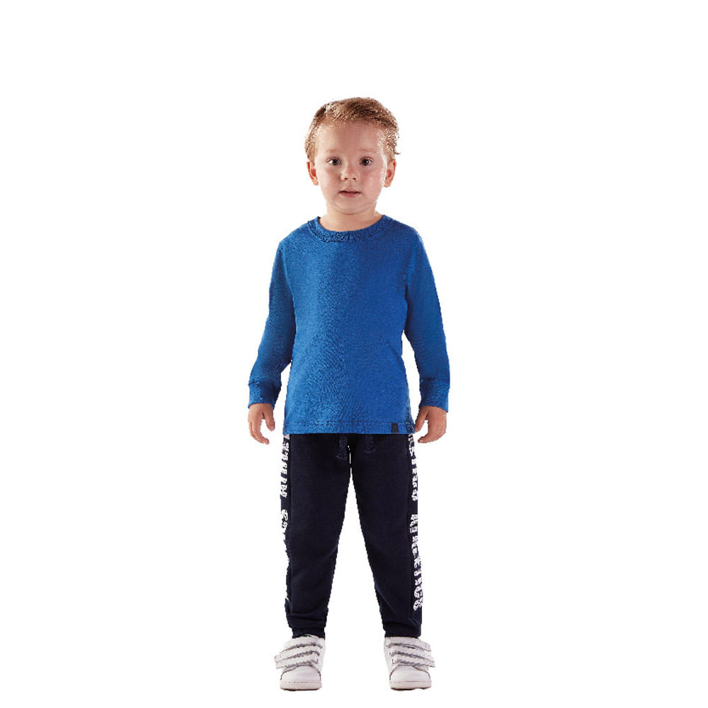 Calca Bebê Menino - Marinho - 47260-58