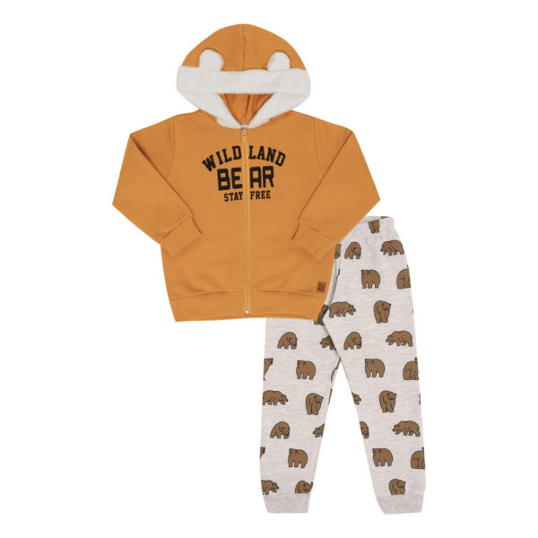 Conjunto Bebê Menino - Ocre - 47274-345