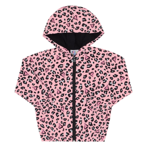 Jaqueta Primeiros Passos Menina - Sublimado Rosa Lumi - 47312-1184