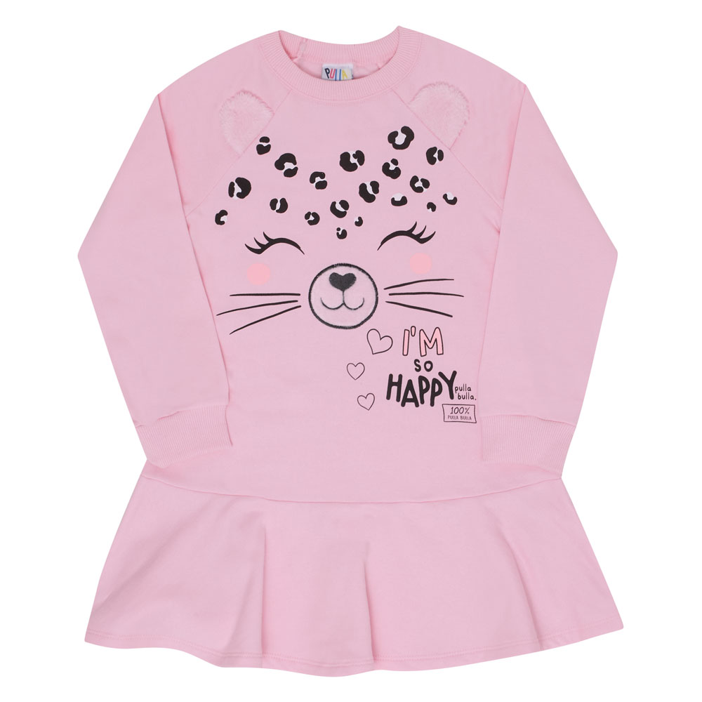 Vestido Bebê Menina - Rosa - 47213-1