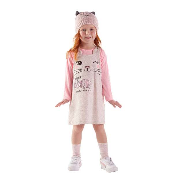 Conjunto Primeiros Passos Menina - Mescla Banana - 47316-60