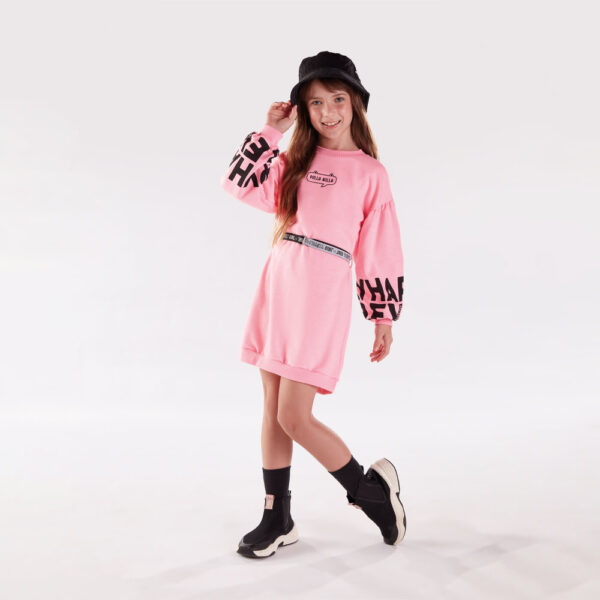 Vestido Infantil Menina - Pink Lumi - 47422-1207