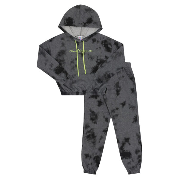 Conjunto Infantil Menina - Rotativo Mescla Chumbo - 47436-1211