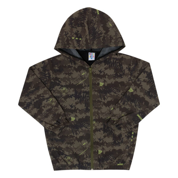 Jaqueta Infantil Menino - Sublimado Militar - 47459-1142